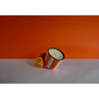 Jardin des Orangers, Ριγέ Φυτικό αρωματικό κερί 320gr σε χειροποίητο δοχείο - The Olphactory Jardin des Orangers, Ριγέ Φυτικό αρωματικό κερί 320gr σε χειροποίητο δοχείο - The Olphactory