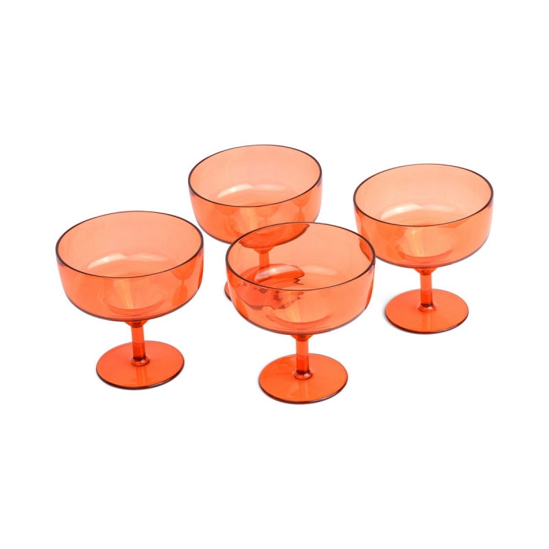 The Rue Σετ 4 Orange Ποτηριών για Margarita 384mL - Here's How