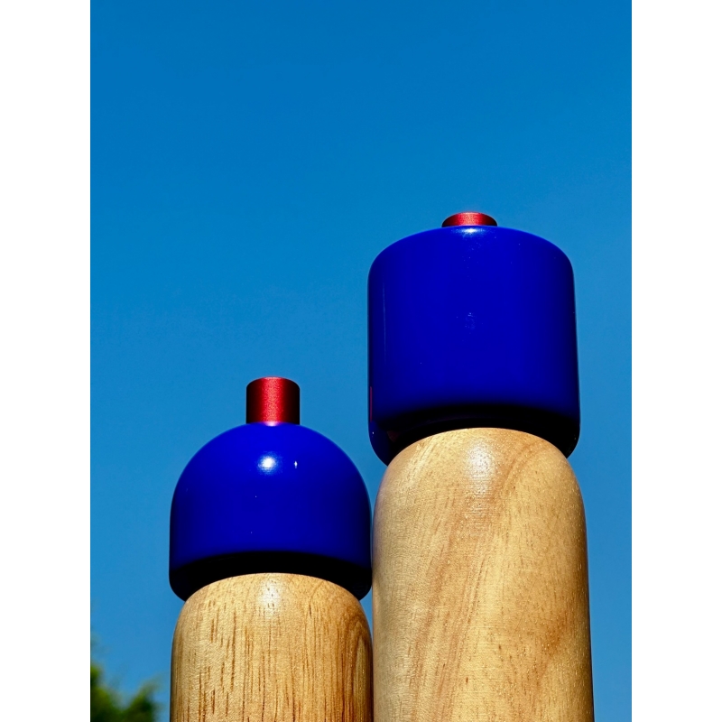Μεγάλος μπλε μύλος αλατιού ή πιπεριού 5.1 x 21.5cm - Maegen