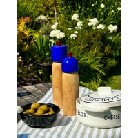 Μεγάλος μπλε μύλος αλατιού ή πιπεριού 5.1 x 21.5cm - Maegen