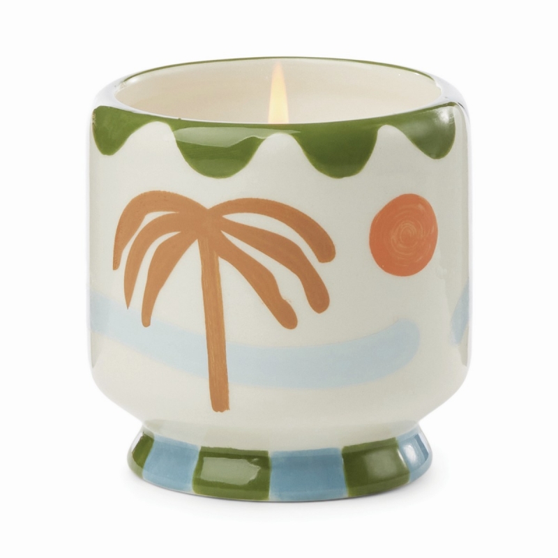 A dopo Κεραμικό κερί σόγιας, Lush Palms 226gr Palm Tree - Paddywax