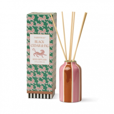 A Dopo Tiger Κεραμικό Diffuser 118ml, Black Cedar & Fig - Paddywax