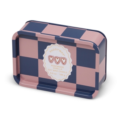 A dopo Hearts κερί σόγιας μεταλλικό δοχείο, Rosewood Vanilla 184gr -Paddywax