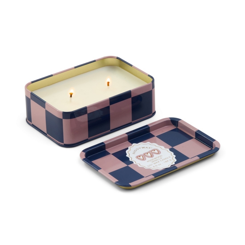 A dopo Hearts κερί σόγιας μεταλλικό δοχείο, Rosewood Vanilla 184gr -Paddywax