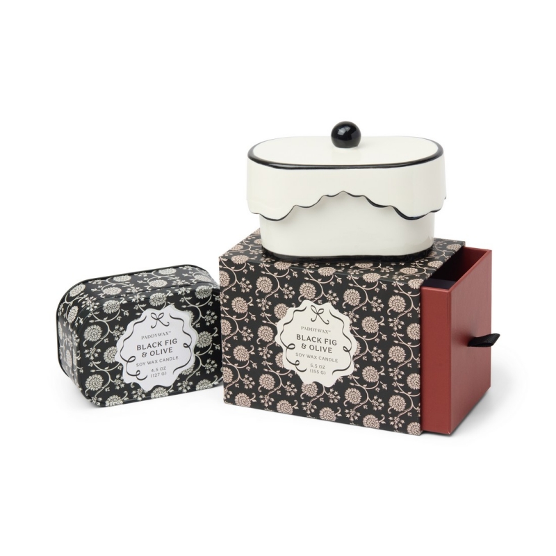 Black Fig & Olive Φυτικό Κερί 155gr σε κεραμικό δοχείο, Cherie - Paddywax Black Fig & Olive Φυτικό Κερί 155gr σε κεραμικό δοχείο, Cherie - Paddywax