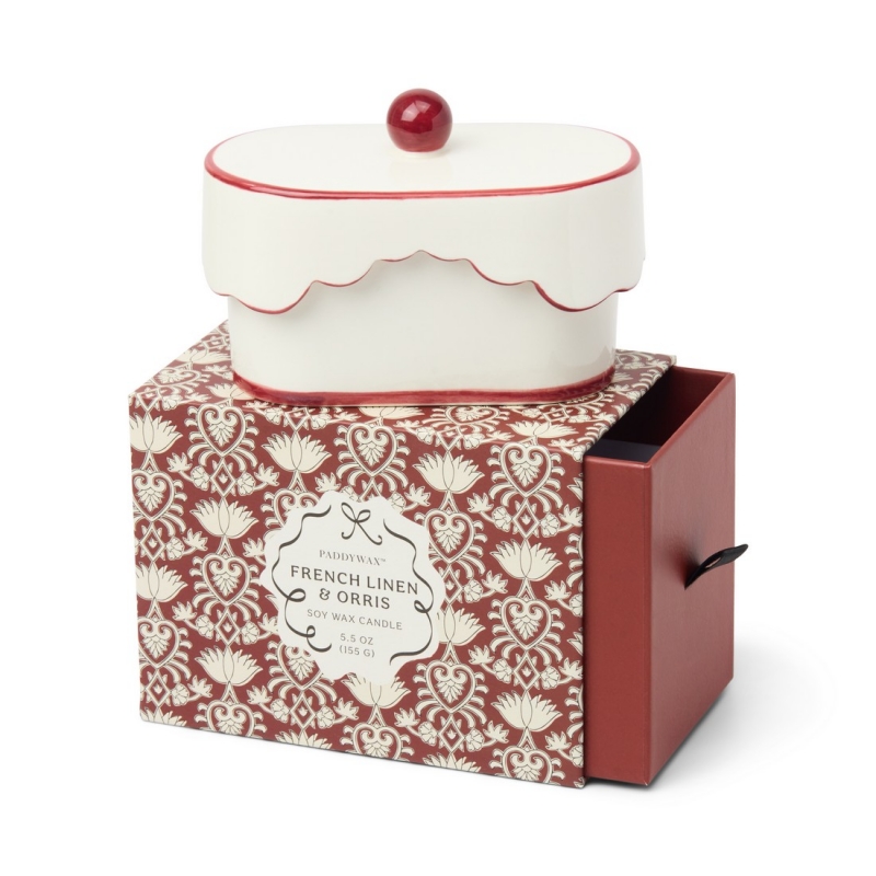 French Linen & Orris Φυτικό Κερί 155gr σε κεραμικό δοχείο, Cherie - Paddywax French Linen & Orris Φυτικό Κερί 155gr σε κεραμικό δοχείο, Cherie - Paddywax