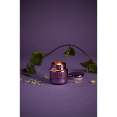 Wisteria Willow Φυτικό Κερί 70gr σε μωβ γυάλινο δοχείο με καπάκι, Chroma - Paddywax