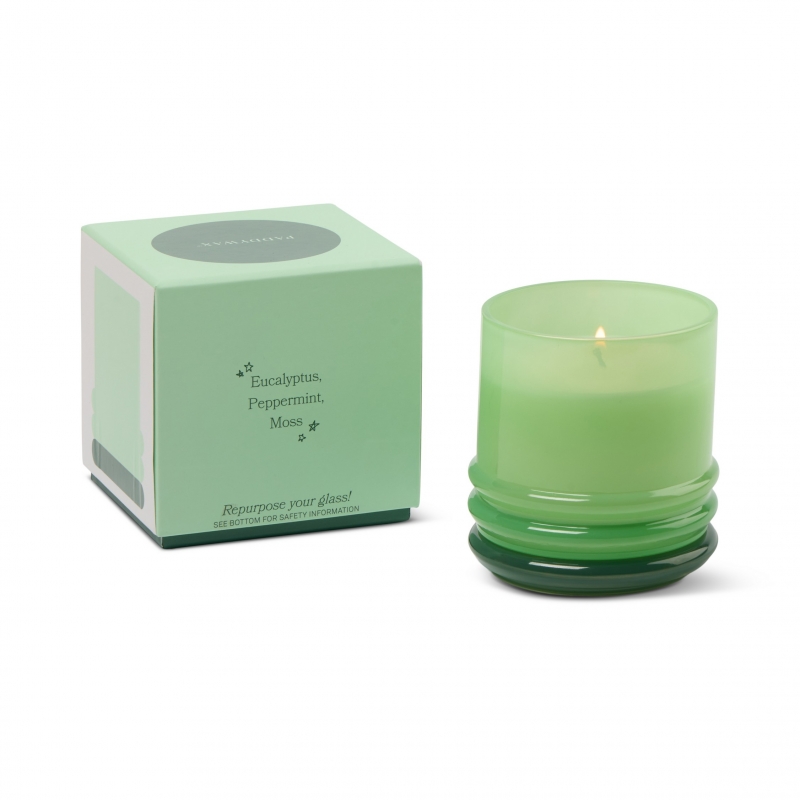 Stacked Γυάλινο Κερί Σόγιας, Minty Verde 198gr - Paddywax