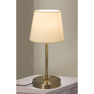 LMP-411/001 DORA TABLE LAMP SATIN NICKEL 1A2 LMP-411/001 DORA TABLE LAMP SATIN NICKEL 1A2
