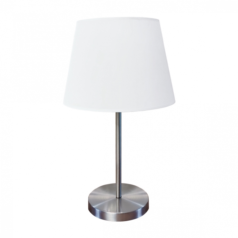 LMP-411/002 DORA TABLE LAMP SATIN NICKEL 1Β1 LMP-411/002 DORA TABLE LAMP SATIN NICKEL 1Β1