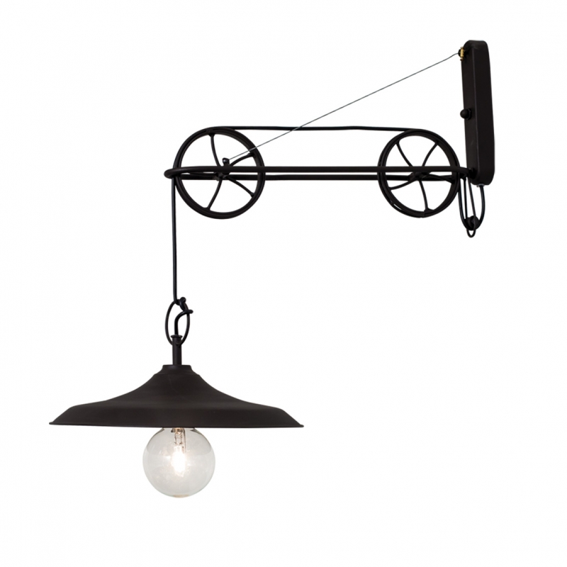 HL-5260 LIONEL BLACK WALL LAMP HL-5260 LIONEL BLACK WALL LAMP