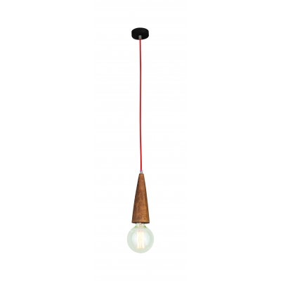 HL-029R-1 MELODY AGED WOOD PENDANT