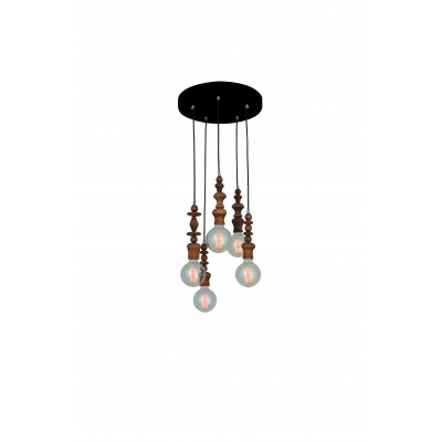 HL-041R-5P MELODY AGED WOOD PENDANT HL-041R-5P MELODY AGED WOOD PENDANT
