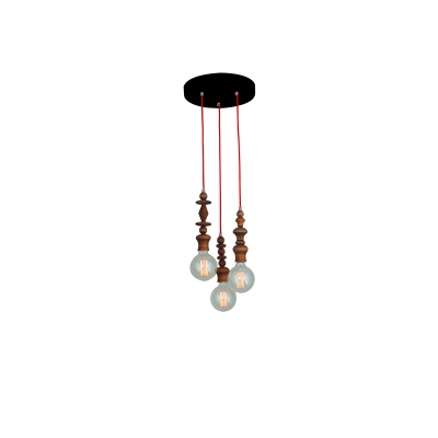 HL-042R-3P MELODY AGED WOOD PENDANT HL-042R-3P MELODY AGED WOOD PENDANT