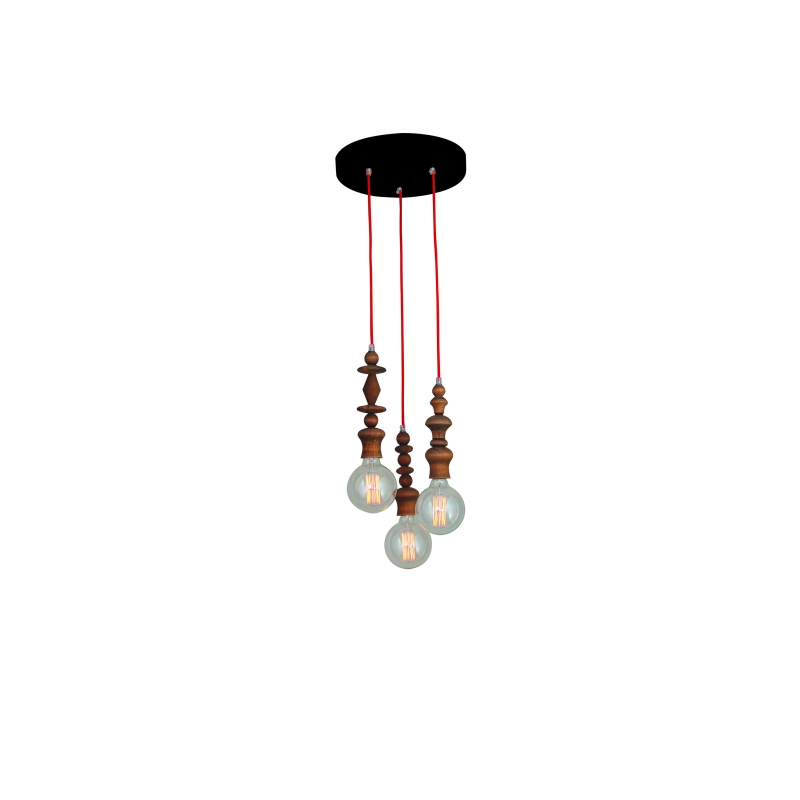 HL-042R-3P MELODY AGED WOOD PENDANT HL-042R-3P MELODY AGED WOOD PENDANT