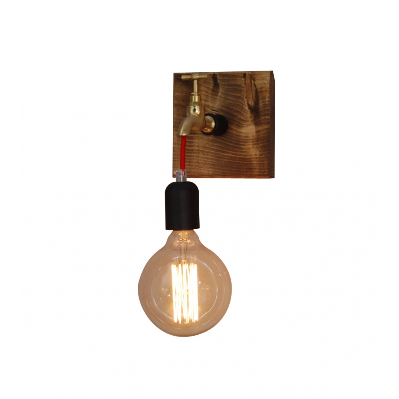 HL-078-1W HIKARI WALL LAMP BROWN RUSTY HL-078-1W HIKARI WALL LAMP BROWN RUSTY