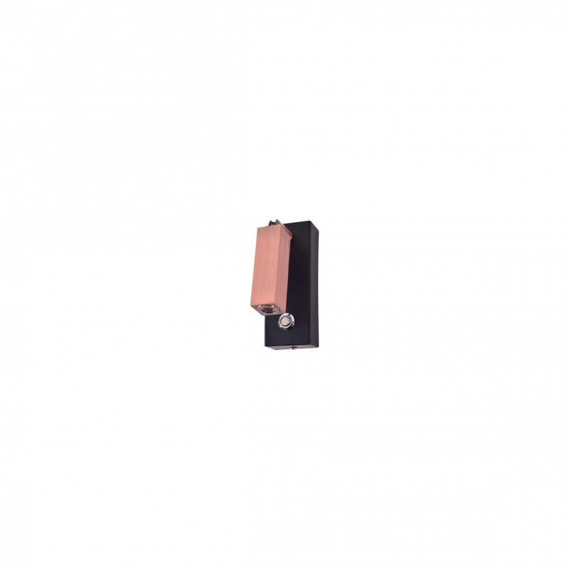SE 128-1AC  DAVE WALL LAMP BLACK-COPPER 1B1