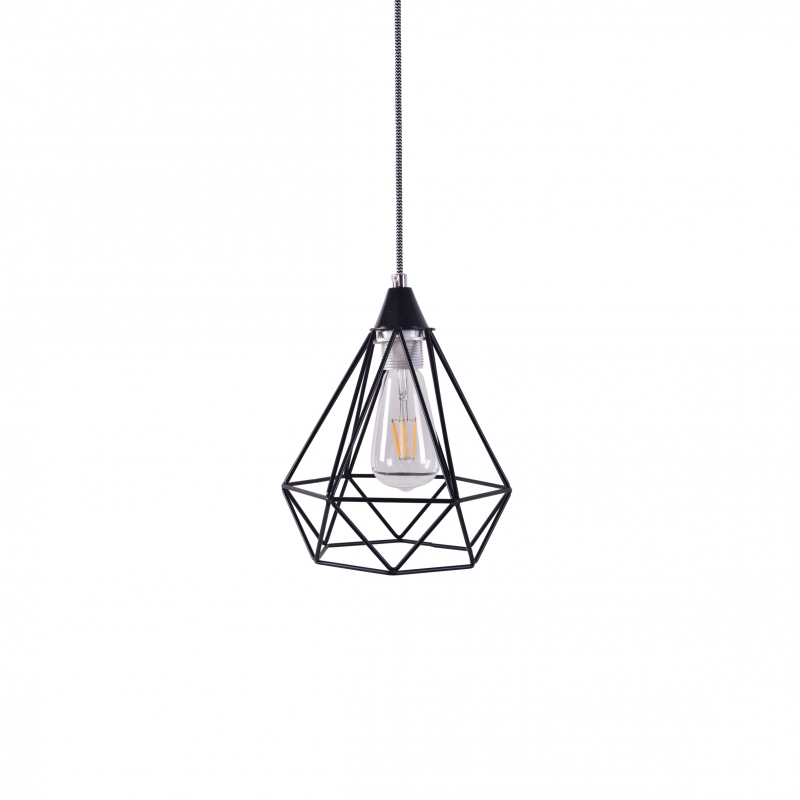 SE148-19 MILA PENDANT LAMP BLACK METAL Δ3 SE148-19 MILA PENDANT LAMP BLACK METAL Δ3