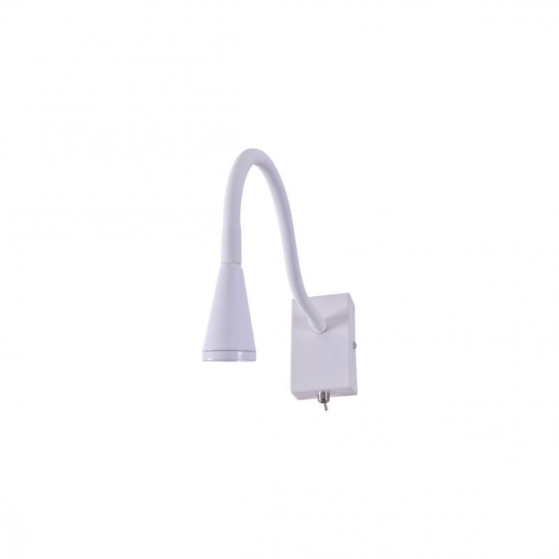 SE 124-1AW CABLE WALL LAMP  WHITE MAT 1Β1