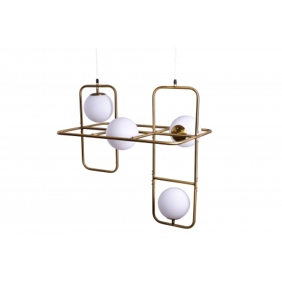 SE 133-4PS ATHEN PENDANT LAMP BRUSHED BRASS 1B4 SE 133-4PS ATHEN PENDANT LAMP BRUSHED BRASS 1B4