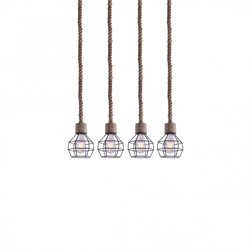GRENADE-4 ROPE & BLACK PENDANT+