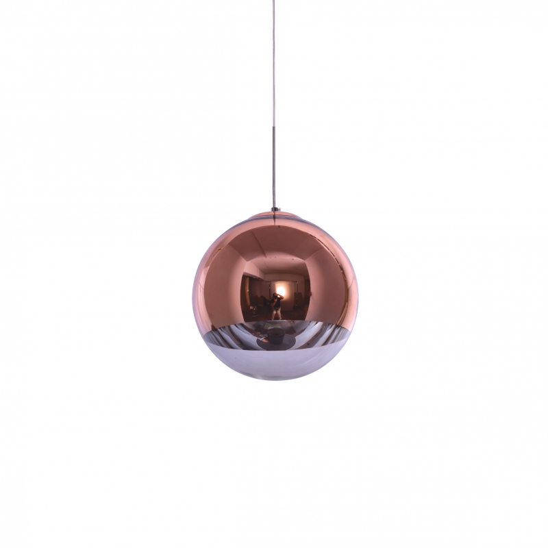 SE3130-1-COP ALESSIA PENDANT COPPER-CLEAR GLASS 1Z1