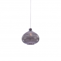 SE4286-01 SM ILENIA PENDANT SMOKE GLASS E4 SE4286-01 SM ILENIA PENDANT SMOKE GLASS E4