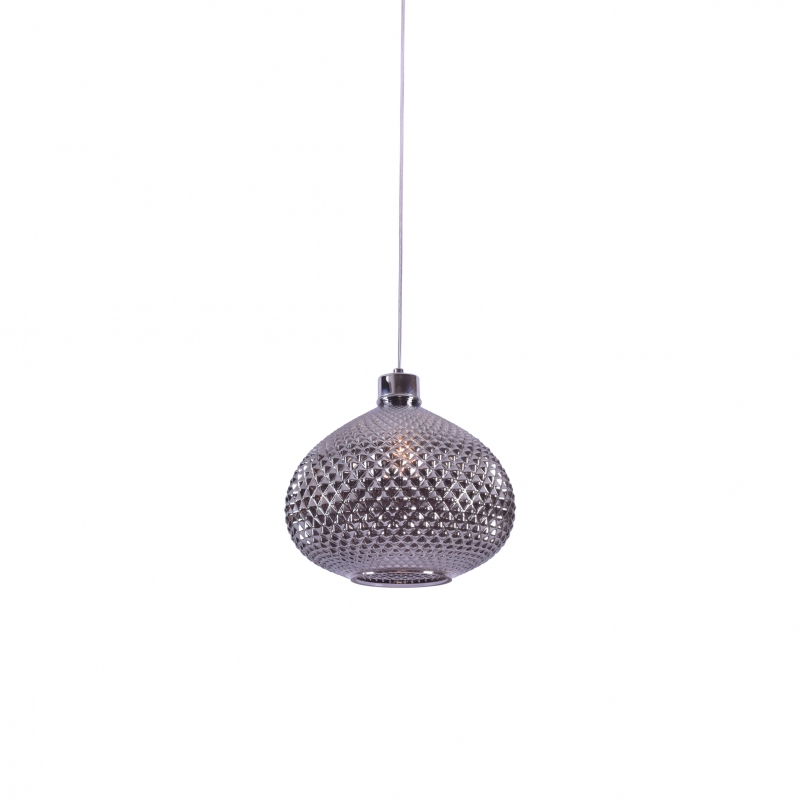 SE4286-01 SM ILENIA PENDANT SMOKE GLASS E4 SE4286-01 SM ILENIA PENDANT SMOKE GLASS E4