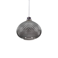 SE4286-01 SM ILENIA PENDANT SMOKE GLASS E4 SE4286-01 SM ILENIA PENDANT SMOKE GLASS E4