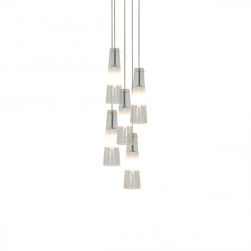 WS3397-5 COMO PENDANT LAMP GLASS+