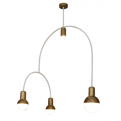HL-3523-4 CHRISTOPHER OLD BRONZE & WHITE PENDANT HL-3523-4 CHRISTOPHER OLD BRONZE & WHITE PENDANT