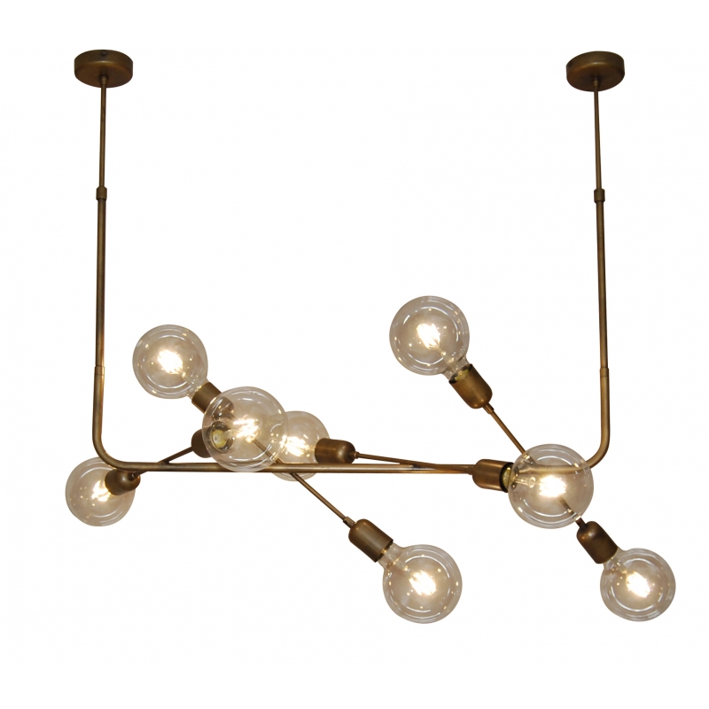 HL-3524-8 ERIC OLD BRONZE & WHITE PENDANT HL-3524-8 ERIC OLD BRONZE & WHITE PENDANT