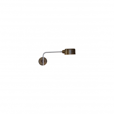 HL-3535-1 ROY OLD BRONZE & WHITE WALL LAMP HL-3535-1 ROY OLD BRONZE & WHITE WALL LAMP