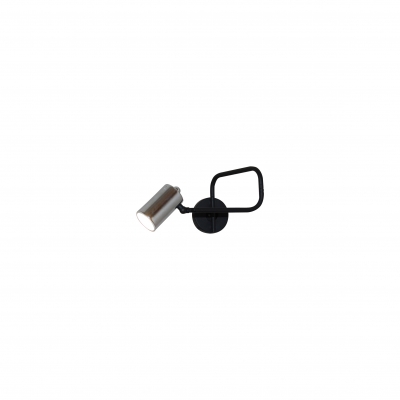 HL-3550-1 JOE NICKEL & BLACK WALL LAMP HL-3550-1 JOE NICKEL & BLACK WALL LAMP