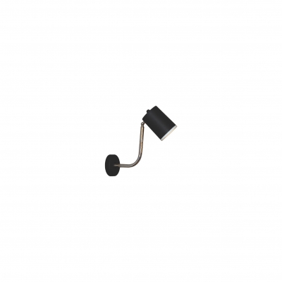 HL-3552-1 MOLLY NICKEL & BLACK WALL LAMP HL-3552-1 MOLLY NICKEL & BLACK WALL LAMP