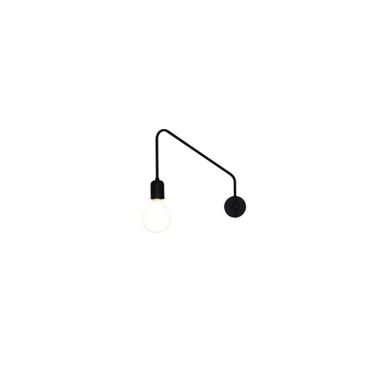 HL-3549-1 MALA BLACK WALL LAMP