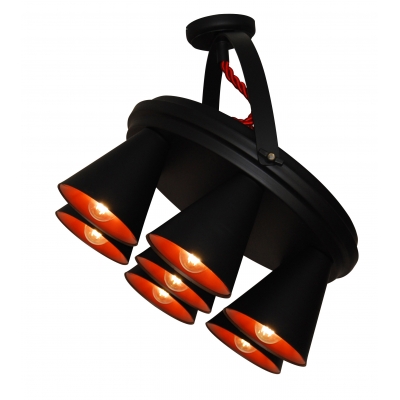 HL-3578-1B BRANDON BLACK & MAT COPPER PENDANT HL-3578-1B BRANDON BLACK & MAT COPPER PENDANT