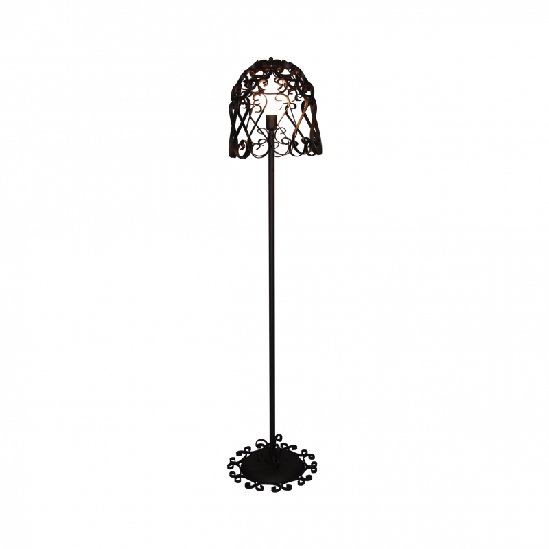 HL-3586-1F LEWIS RELIEF ANTIQUE WHITE FLOOR LAMP HL-3586-1F LEWIS RELIEF ANTIQUE WHITE FLOOR LAMP