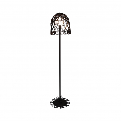 HL-3586-1F LEWIS OLD BRONZE FLOOR LAMP