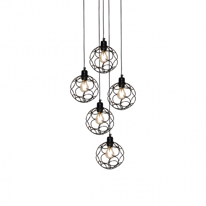 HL-3588-5 ALINE BLACK PENDANT HL-3588-5 ALINE BLACK PENDANT
