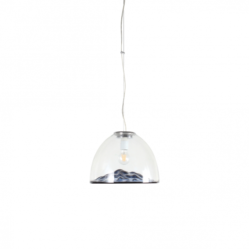 875-30 STANLEY Φ30, FUME-CLEAR GLASS PENDANT 1Α4