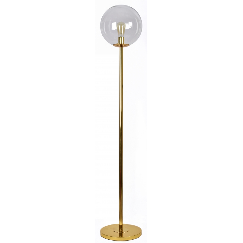SE 3000-1 GOLD FLOOR LAMP GLOBE CLEAR 1B2