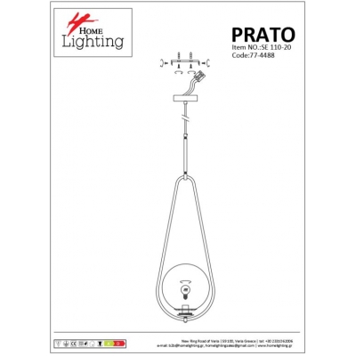 SE 110-20 PRATO PENDANT BRASS GOLD Φ20 Γ4 SE 110-20 PRATO PENDANT BRASS GOLD Φ20 Γ4