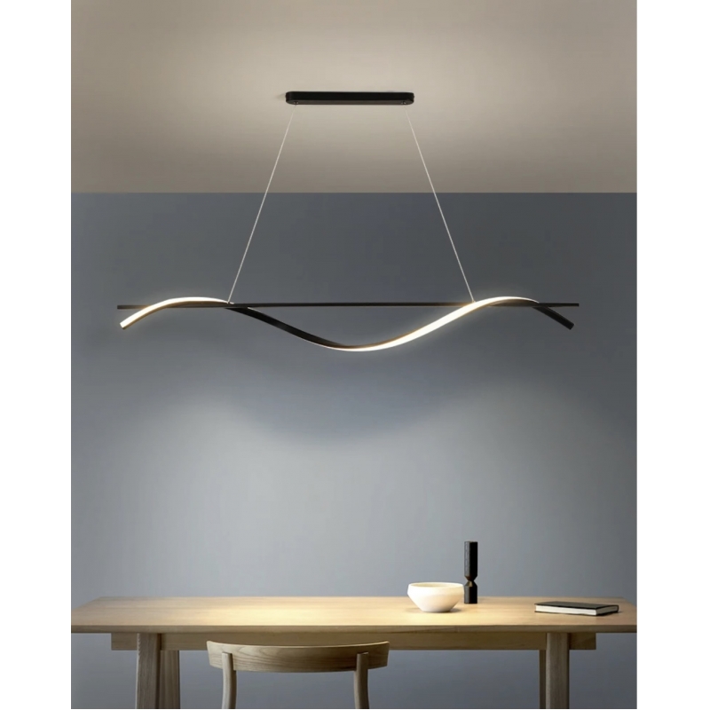 SE LED 100  ONDAS PENDANT BLACK 23W  3CCT WITH MEMORY 2 YEARS WARRANTY Α1