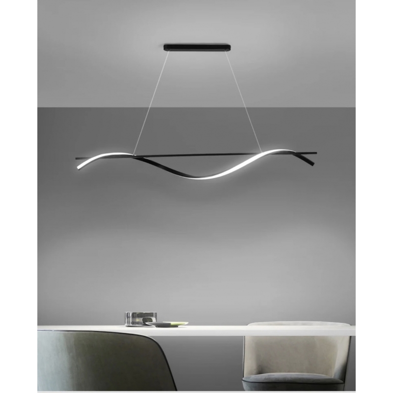 SE LED 100  ONDAS PENDANT BLACK 23W  3CCT WITH MEMORY 2 YEARS WARRANTY Α1