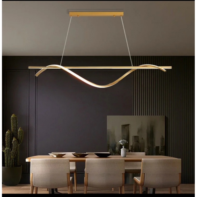 SE LED 100 ONDAS PENDANT GOLD 23W 3CCT WITH MEMORY 2 YEARS WARRANTY Α1 SE LED 100 ONDAS PENDANT GOLD 23W 3CCT WITH MEMORY 2 YEARS WARRANTY Α1