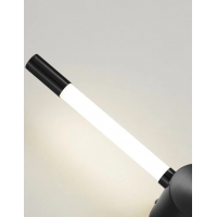 SE LED 62  REINA BLACK WALL LAMP10W 3CCT WITH MEMORY 2 YEARS WARRANTY Ζ2