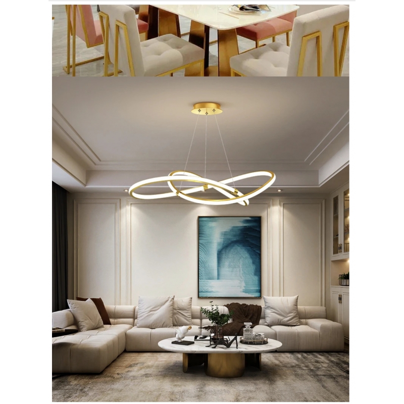 SE LED 60 ANITA PENDANT GOLD 96W  3CCT WITH MEMORY 2 YEARS WARRANTY Α2