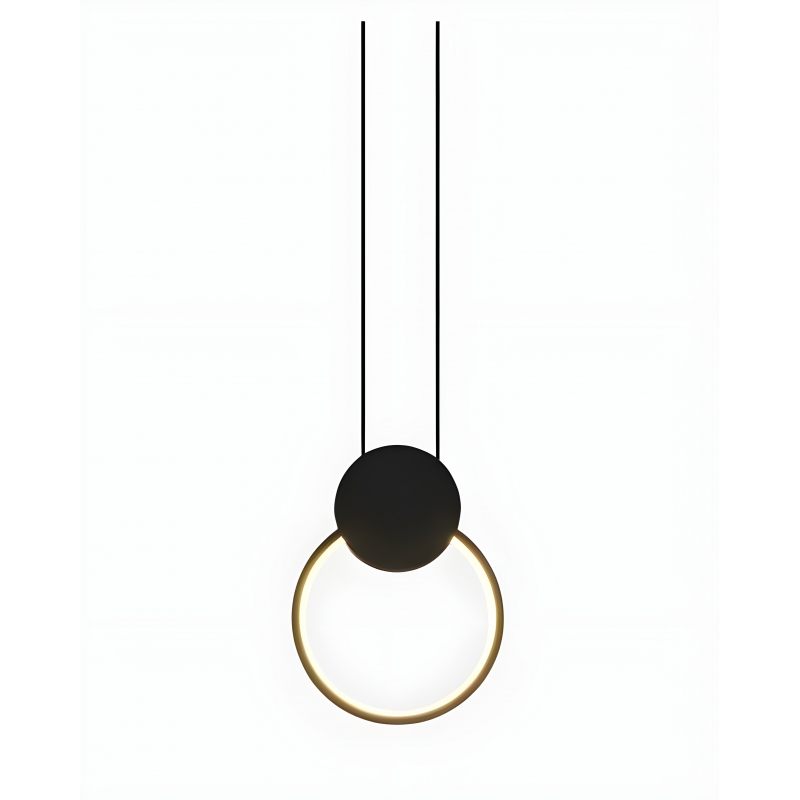 SE LED 30 RANDO BLACK PENDANT 12W  3CCT WITH MEMORY 2 YEARS WARRANTY Δ2
