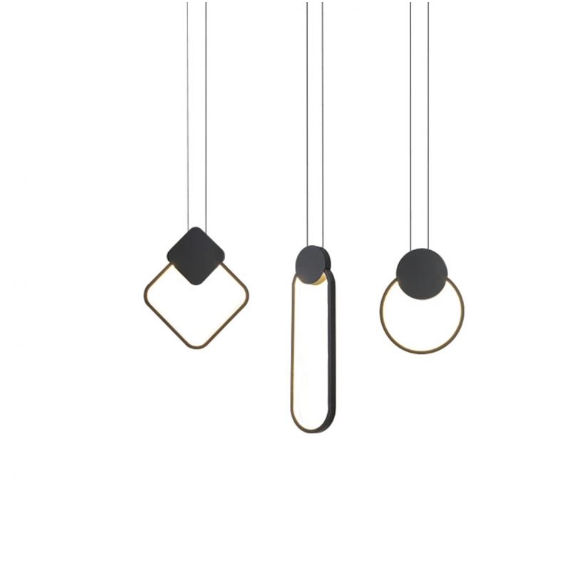 SE LED 20 ELLO BLACK PENDANT 15W 3CCT WITH MEMORY 2 YEARS WARRANTY Δ1